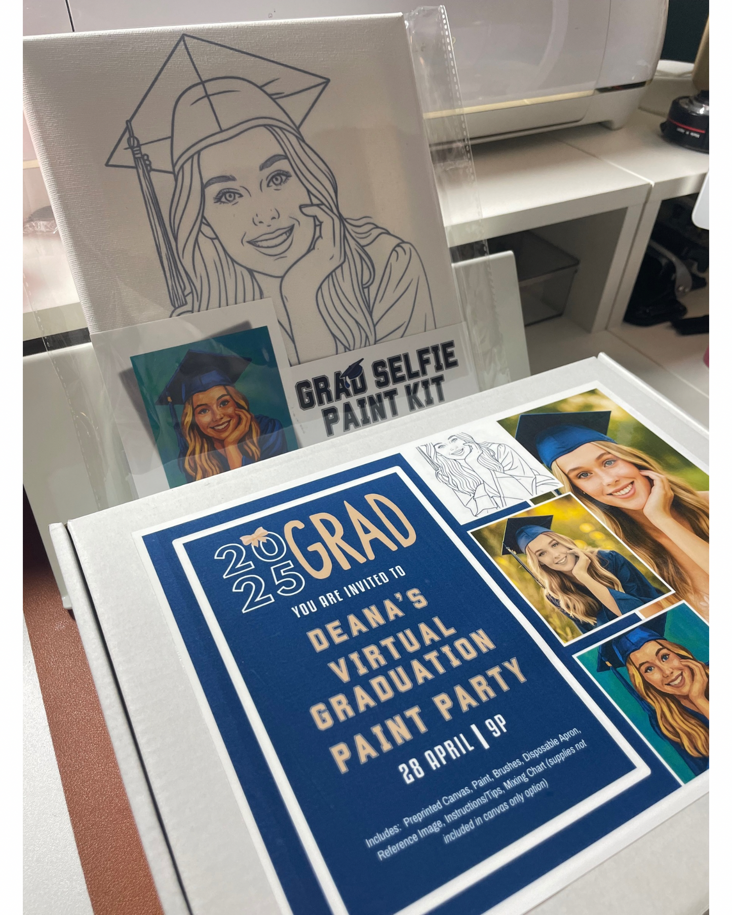 Grad Selfie Paint Kit