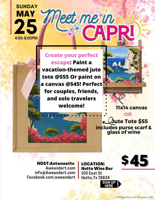 Meet me in Capri-painted getaway